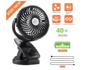 Comlife-F170-Clip-On-Stroller-Fan