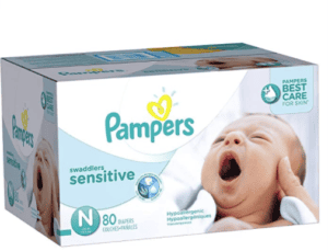Pampers-NewBorn-size-1-Swaddlers-Sensitive-disposable-diapers-Super-economy-pack