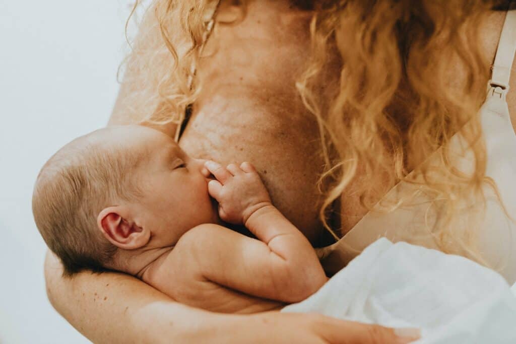 baby squirming when breastfeeding