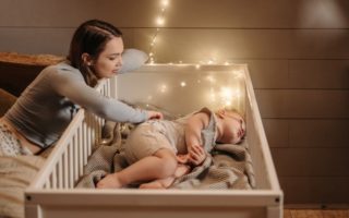 Baby Moves Around In Crib While Sleeping
