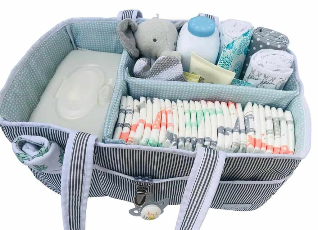 what to put in a diaper caddy