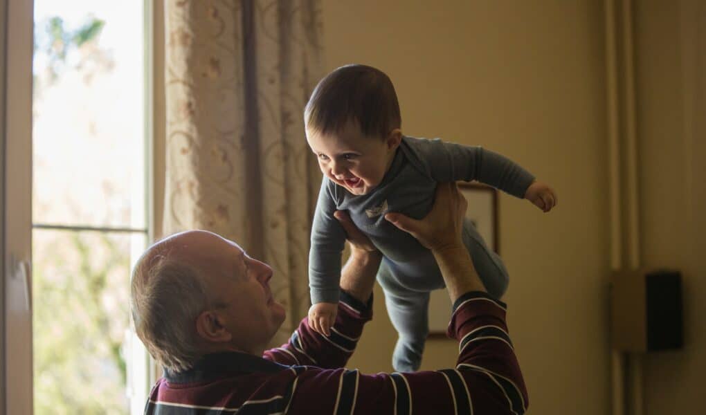 when is it ok to leave baby with grandparents