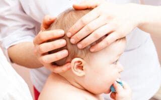 Baby Tilting Head to Shoulder