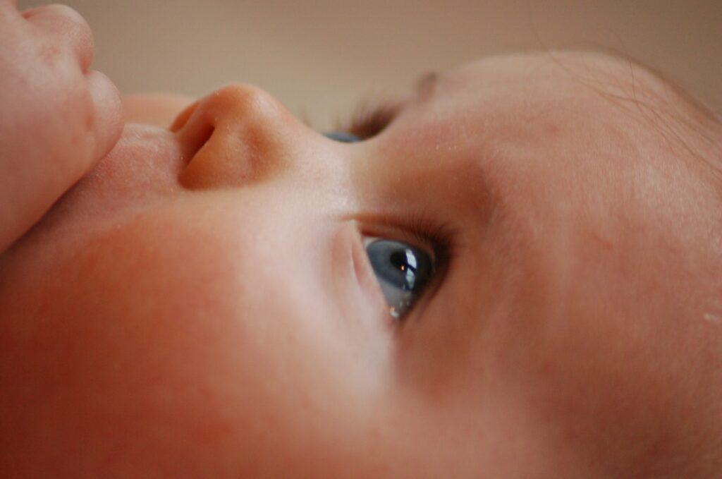 Baby Eyes Rolling Back