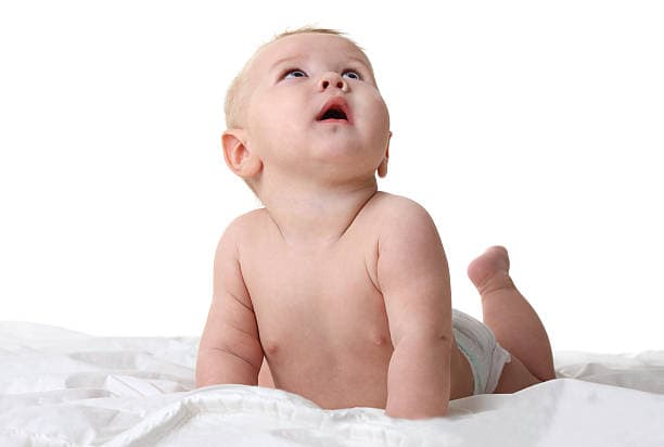 Baby Gasping for Air While Lying on Back