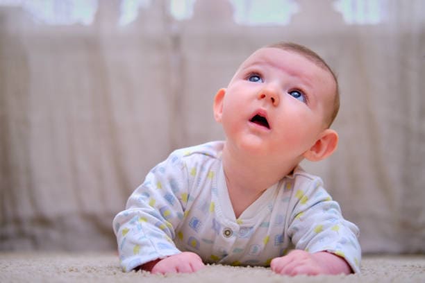 Baby Gasping for Air While Lying on Back