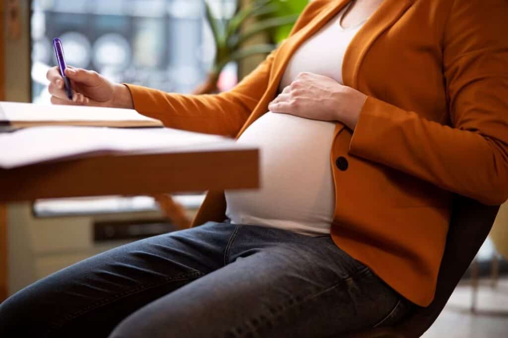 benefits of carrying low during pregnancy