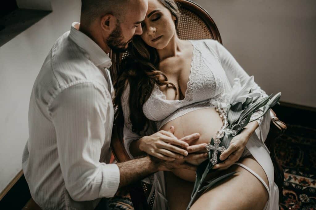 Couple Maternity Photo Captions